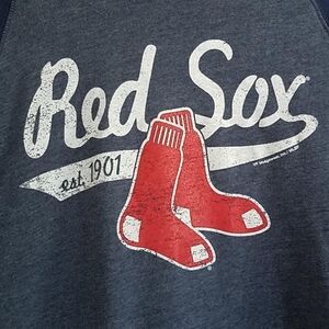 Red Socks 3/4 Sleeve T Shirt M